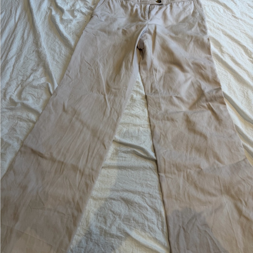 Carolina Herrera WOMEN  not Men Cream Chinos